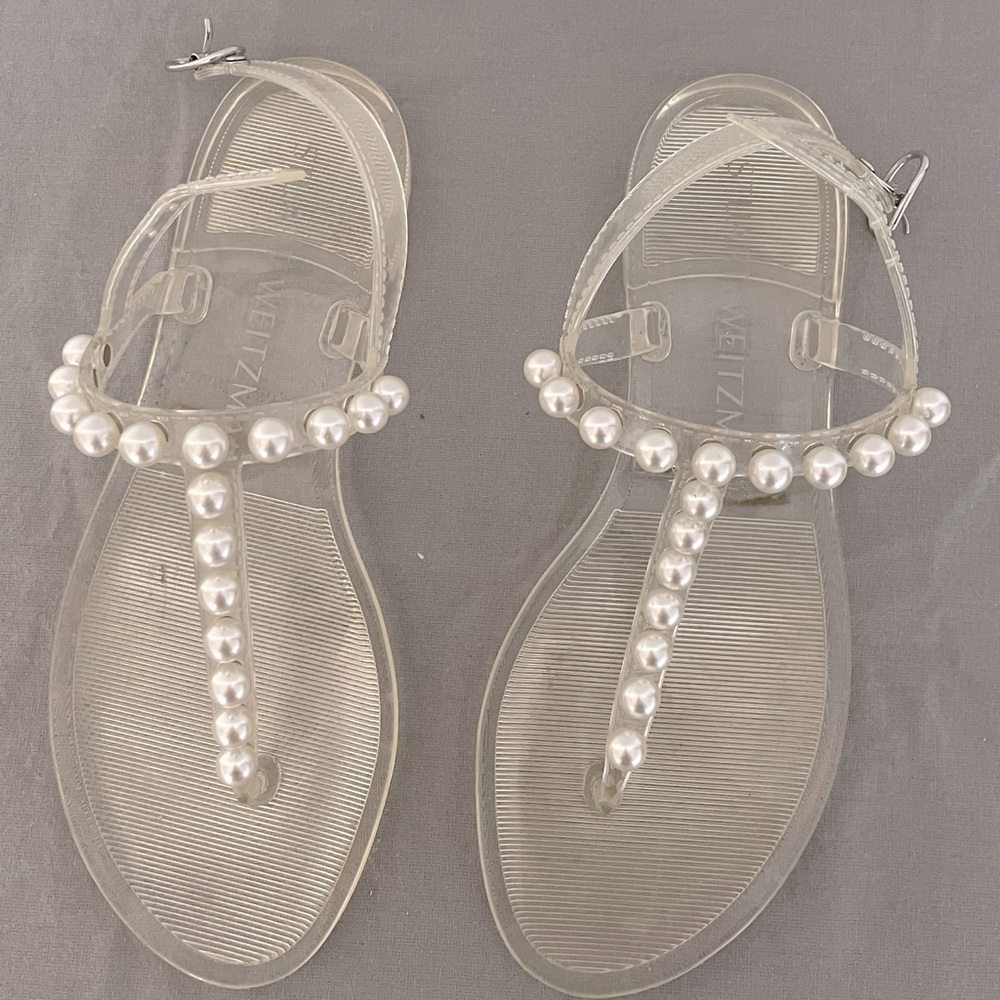 Stuart Weitzman pearl sandals